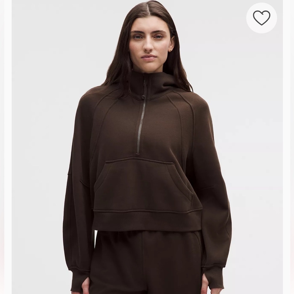 lululemon athletica Brown Sweatshirt